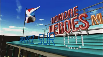 No More Heroes screen shot title